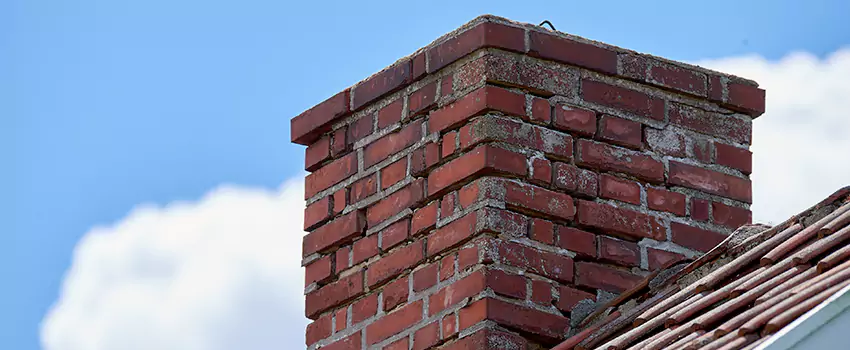 Brick Chimney Flue Installation in Menlo Park, CA