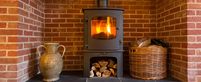 Metal Firebox Installation For Fireplace in Menlo Park, California