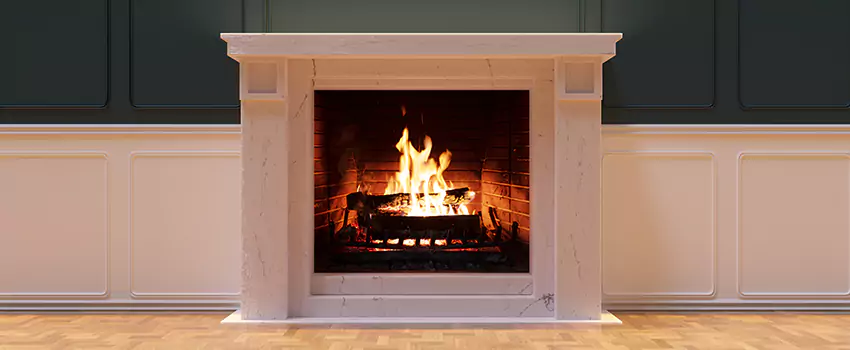 Open Flame Wood-Burning Fireplace Installation Services in Menlo Park, California