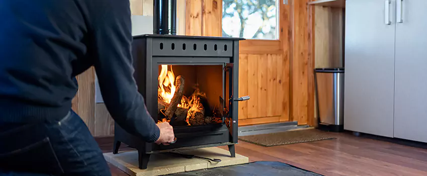 Open Hearth Wood Fireplace Installation in Menlo Park, CA