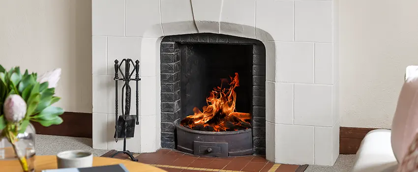 Classic Open Fireplace Design Services in Menlo Park, California