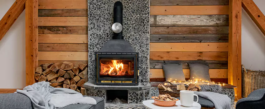 Thelin Hearth Products Direct Vent Gas Stove Fireplace Inspection in Menlo Park, California